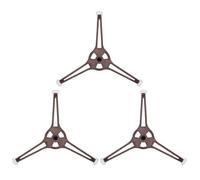 GATHINESS Anneau de Support Rotatif pour Plateau Tournant Micro-ondes en Plastique 3pcs Résistant la Corrosion Remplacement Pratique pour Four à Micro-ondes