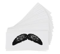 GATHINESS Autocollants pour Épilation du Nez 20 Pièces en Pp Noir pour Adultes, Facile à Utiliser, Élimination des Poils du Nez, Protection Anti-salissures pour Barbe et Moustache