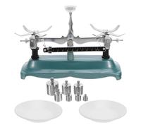 GATHINESS Balance mécanique 500g double plateau en fer pour expérience physique avec support stable outil de laboratoire pour enseignement en laboratoire