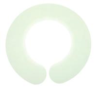 GATHINESS Bande de Silicone Protection Anti-fragments pour Cou de Barbier Confortable et Imperméable, Tablier Léger Vert Clair pour Coupe de Cheveux à Domicile