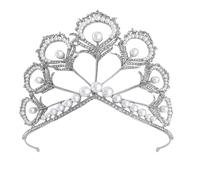 GATHINESS Bandeau Accessoire Élégant en Alliage Argenté Couronne de Mariage Léger et Facile à Porter pour Robes de Mariée et Scènes de Performance