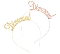 GATHINESS Bandeaux Élastiques et Confortables 2pcs en Alliage Doré Accessoires Simples et Généreux pour Cheveux de Femmes pour Fêtes à Thème Divorcé