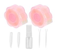 GATHINESS Bandes Adhésives pour Double Paupière en Dentelle Imperméable avec Support Solide et Vaporisateur, pour Lifting des Paupières et Maquillage des Yeux, 1 Set