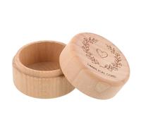 GATHINESS Boîte à Souvenirs en Bois Beige pour Bébé Finition sans Éclats, Rangement Sécurisé pour Cordon Ombilical, pour Commode de Chambre D'garçon et Filles