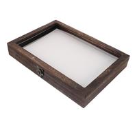 GATHINESS Boîte à Spécimens en Bois avec Vitrine Acrylique, Boîte D'exposition pour Insectes et Lépidoptères, Protection Contre la Poussière, pour Collection et Décoration Plusieurs styles