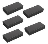 GATHINESS Boîtes à Montres avec Mousse Lot de 5 Rectangulaires Noires en Papier Protège Montre Rayures, pour Affichage ou Usage Extérieur