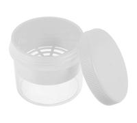 GATHINESS Boîtier Déshumidificateur Portable en Plastique Blanc pour Appareils Auditifs Bte Protection L'humidité Chocs, pour Usage Quotidien et Voyage