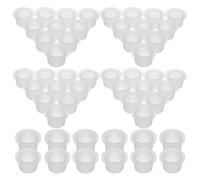 GATHINESS Bouchons Bouchons Agitateur Transparents en Plastique Ronds 28 Dents 200 Faciles à Remplacer pour Bouteilles Aromathérapie pour Décoration Maison et Voyage