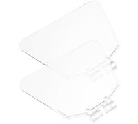 GATHINESS Bouclier de Protection Oculaire Transparent en Plastique 2pcs pour Meuleuse Établi, Haute Performance Protection Lors de L'assemblage sur Banc