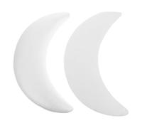 GATHINESS Boules Surface à Peindre, Sûres pour Garçon et Filles 2pcs en Mousse Polystyrène de Lune Blanches Fêtes pour Bricolage et Décorations Maison