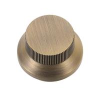GATHINESS Boutons de Potentiomètre Réponse Tactile Améliorée pour Basse Électrique en Fer Forme Ronde et Dôme, Installation Facile pour Performances sur Scène Studio
