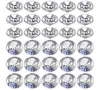 GATHINESS Boutons en Cristal pour Canapé 100pcs, Clous de Meubles en Cristal et Fer, sans Bords Tranchants, Faciles à Utiliser, Accessoires DIY pour Décoration de Tissus