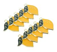 GATHINESS Breloques en Alliage Jaune Résistant la Décoloration Lot de 10 Pendentifs Réalistes Accessoires Élégants pour Bracelets et Colliers pour Création de Bijoux