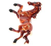 GATHINESS Broche Souvenir du Cheval Broche Chinoise Cheval en Alliage de Zinc Marron pour Affaires et Milieux Professionnels