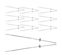 GATHINESS Brochettes pour Barbecue en Acier Inoxydable 20pcs Mécanisme D'engrenage et Rotation Automatique, pour Camping et Jardin