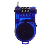 GATHINESS Câble Antivol de Vélo à Combinaison 3 Chiffres en Acier Bleu Léger Haute Résistance pour Casque et Ski Protection Lors du Cyclisme Voyages