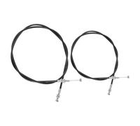 GATHINESS Câble Métallique Flexible et Léger en Acier Inoxydable et Plastique Noir, 2pcs pour Fauteuil de Coiffure pour Réparation de Chaises de Salon
