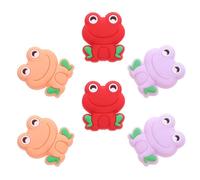 GATHINESS Capuchons de Protection en Silicone 6 Pièces de Grenouille Légers Large Compatibilité pour Aiguilles à Tricoter pour Crochet et Couture