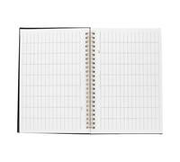 GATHINESS Carnet de Suivi Financier Horizontal Noir, Couverture Pp, Pages | Gestion des Entrées et Sorties, Écriture Fluide, Usage Bureau et Espace de Travail, Papier Simple