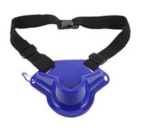 GATHINESS Ceinture de Combat de Pêche Rembourrée Réglable en Abs Bleu Porte-Canne Vertical Multifonctionnel Confortable pour Bateau et Pêche en Mer