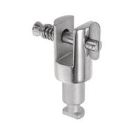 GATHINESS Charnière de Pont à Dégagement Rapide Stabilité Renforcée en Acier Inoxydable Argenté pour Support de Yacht pour Conditions Marines Difficiles
