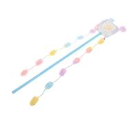 GATHINESS Chatons Teaser pour Chats Interactif en Peluche Ronde | Format Sucette Macaron, pour Chat et Chaton en Intérieur, pour Jouer, Mordiller, Griffer, Style Mignon