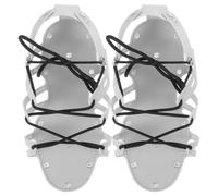 GATHINESS Chaussures Aérateur de Pelouse, Chaussures à Pointes Réglables, Sandales de Jardinage Aérées et Réglables, PP et Fer Galvanisé, pour Pelouses et Racines D’Herbe, Créent de Petits