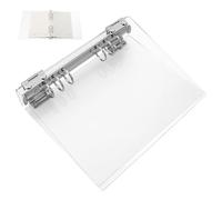 GATHINESS Classeur A5 en Acrylique Transparent, Couverture Souple et Facile à Nettoyer, Protège Carnet Réutilisable pour Documents et Handbook, Design Exquis et Pratique