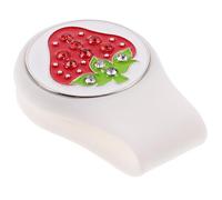 GATHINESS Clip pour Chapeau de Golf en Silicone Blanc Marqueur de Balle Dessin Animé, Pratique et Bien Conçu Golf en Extérieur
