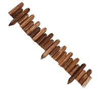 GATHINESS Clôture de Jardin Bois Traité pour Bordure Décorative Protection Pelouse et Parterres Clôture Paysagère Facile à Installer Séparation Naturelle pour Jardin et Potager