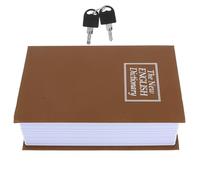 GATHINESS Coffre-fort Secret Caché de Livre avec Serrure oîte de Sécurité Multifonctionnelle en Métal et Plastique, Rangement Discret pour Maison ou École