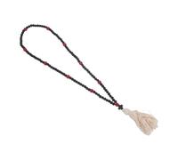 GATHINESS Collier de Nœud en Perles Orthodoxe de 110 Bois Prière Pendentif Croix Chrétienne Gland, Structure Stable et Voyage et Culte Religieux