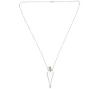 GATHINESS Collier Pendentif Bouteille en Verre Décorative Petite Taille Chaîne en Acier Inoxydable, Flacon Voyage pour Souvenirs, Bijou DIY Bouteille Potion et Médaillon