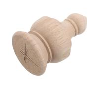 GATHINESS Colonne décorative beige en bois massif, design vintage artistique, usage multiple pour chambre ou salon, sensation agréable au toucher