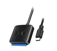 GATHINESS Convertisseur de Disque Dur Câble de Disque Dur USB Type-c vers Interface Serial Ata 2.5 Pouces SSD et 3.5 Pouces Abs Noir pour Routeur et Smart Tv Mise à Niveau D’ordinateur
