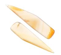 GATHINESS Couteau D'entretien de Bijoux en Agate 2 Pièces 7 Cm, Outil de Polissage pour Or et Argenté, Accessoire Portable pour Polir Bagues Bracelets, Kit Professionnel Plusieurs styles