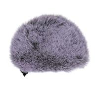 GATHINESS Couvercle de Remplacement pour Microphone Protections de Microphone en Tissu Coupe-vent Anti-éclaboussures Facile à Remplacer Gris à Cordon Interview et Sports