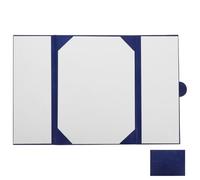 GATHINESS Couverture de Diplôme Trifold Bleu en Papier Pu pour Remise de Diplôme, Utile et Multifonctionnelle, pour Occasions Spéciales et Mariages