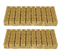 GATHINESS Cubes de Germination Hydroponiques 25X25X30Mm 100 Blocs de Sol Nutritifs pour Culture hors-Sol Substrat Aéré et Rétention d'Eau Optimale pour Semis Bouturage et Multiplication