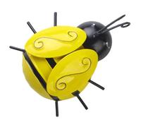 GATHINESS Décoration Murale Décoration Artisanale de Jardin Abeilles en Fer 3d Effet Suspendu Sculpture Murale Extérieure Réaliste et Vivante pour Jardin et Maison