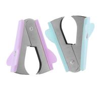 GATHINESS Dégrafeur manuel lot de 4 pièces en plastique et fer, mini format portable, conçu pour bureau et usage domestique, outil pratique pour retirer agrafes