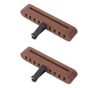 GATHINESS Diffuseur avec Ambiance Estivale, Diffusion Rapide en Noyer Noir et Usage Polyvalent Huile Essentielle Clip Parfum Intérieur Voiture pour Salle de Bain et Maison