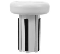 GATHINESS Embout de Crosse de Hockey Blanc en Abs, Protection Extrémité | Installation Facile, Remplaçable, Prise Confortable, pour Bâton de Hockey, Forme Spéciale Créative