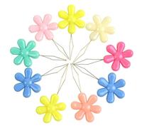 GATHINESS Enfile-aiguilles en Cuivre et Abs, 40 Pièces Tête Fleur de Prunier, pour Aiguilles à Main et Machine, pour Projets DIY de Couture Couleur Aléatoire