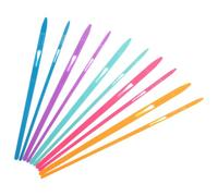 GATHINESS Ensemble de 5 Outils Passe Élastique Long pour Couture Cordons de Serrage Élastiques et Bandes à Coudre pour Activités DIY