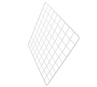GATHINESS Étagère Murale à Grille en Fer Blanc pour Affichage de Photos Murales, Rangement Mural Ventilé Structure en Grille Optimale, Décor Moderne pour Supermarchés