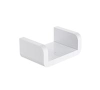 GATHINESS Étagère Murale en Plastique Antirouille Design Adhésif sans Trace Organisateur Pratique Placard Blanche pour Rangement Cosmétique et Salle de Bain