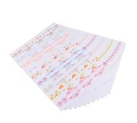 GATHINESS Étiquettes Autocollantes 12 Feuilles Colorées pour Huiles Essentielles en Pvc pour Classer et Décorer Bouteilles Vides, Organisation Aromathérapie
