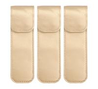 GATHINESS Étui de Protection Lot de 3 Pièces Simple et Facile à Transporter en Cuir Pu pour Pinces à Épiler à Cils en Acier Inoxydable pour Paquet ou Présent