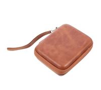 GATHINESS Étui Portable pour Médiators de Guitare, Rangement EVA Marron | Pochette à Rainure et Filet, Se Glisse Paquet à Dos ou Caisse, pour Ukulélé et Musiciens